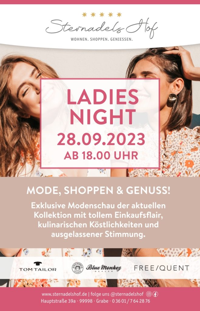 Sternadels Hof Ladies Night mit Modenschau 28.09.2023