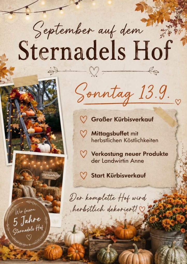 Kürbissonntag auf Sternadels Hof