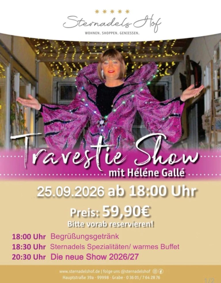 Travestie Show auf Sternadels Hof am 25.09