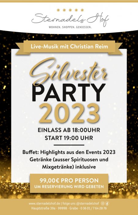 Sternadels Hof Silvesterparty 31.12.2023